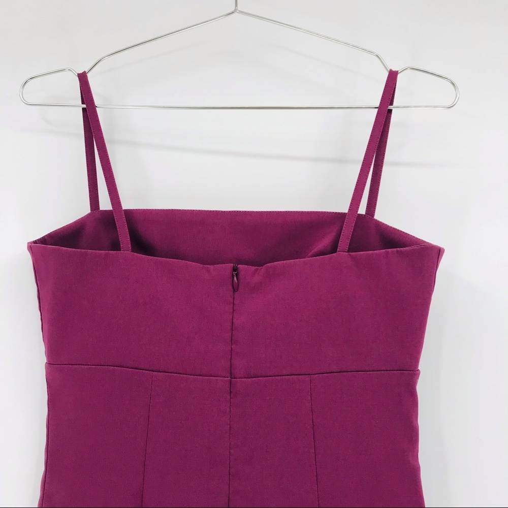 Purple Sleeveless Bodycon Mini Dress - Picture 5 of 6